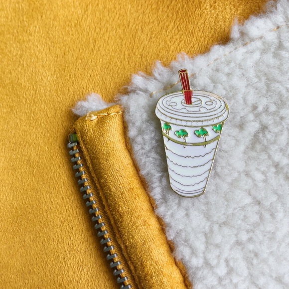Jewelry - Soda Cup Enamel Pin
